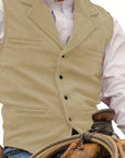 Colton Mens Vest | Classic Herringbone, Tailored Fit 11