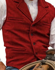 Colton Mens Vest | Classic Herringbone, Tailored Fit 15
