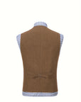 Colton Mens Vest | Classic Herringbone, Tailored Fit 1