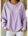 Cora Oversized Hoodie | Relaxed Fit, Striped Design 2