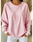Cora Oversized Hoodie | Relaxed Fit, Striped Design 3