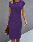 Soft Knit Round Neck Dress