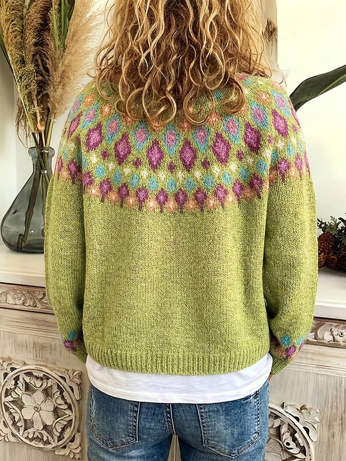 Elysian Nordic Cardigan | Button-Front, Relaxed Fit, Classic Design 7