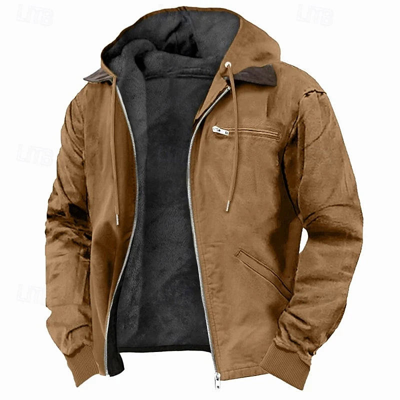 Galen Hooded Jacket | Fleece-Lined, Full-Zip for Casual Wear 0