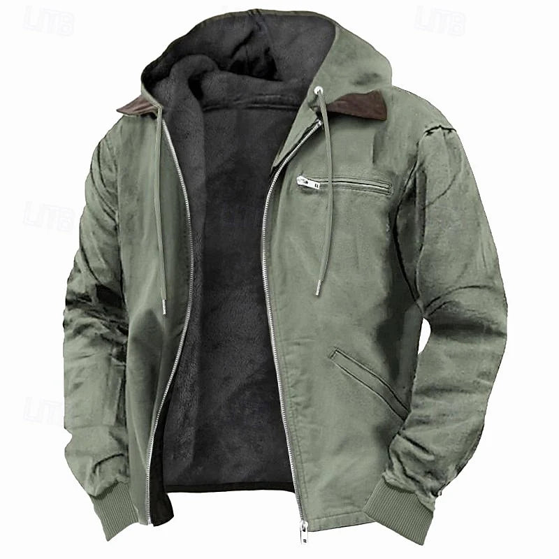 Galen Hooded Jacket | Fleece-Lined, Full-Zip for Casual Wear 1