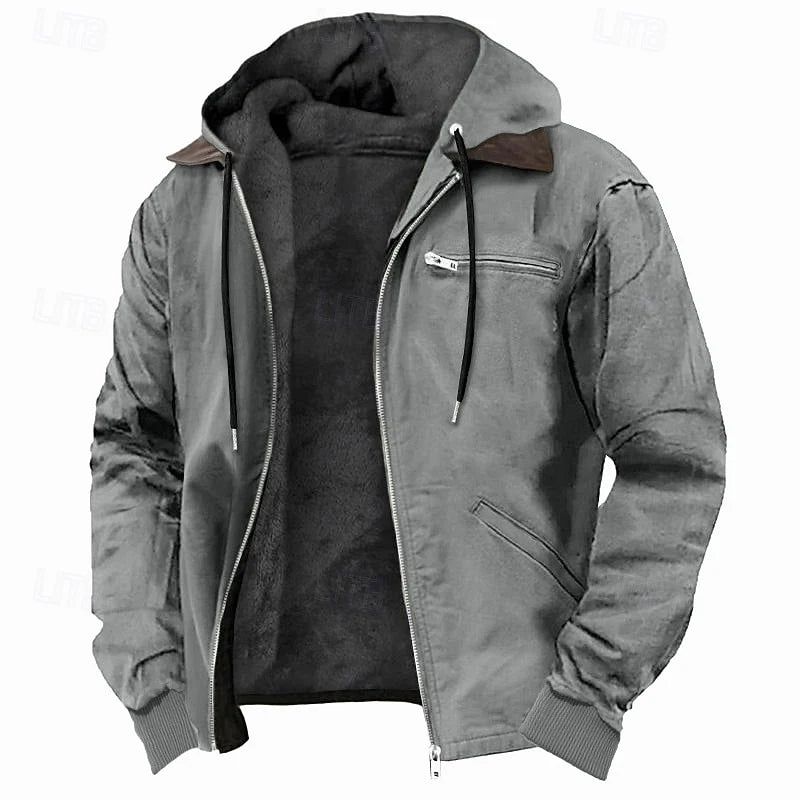 Galen Hooded Jacket | Fleece-Lined, Full-Zip for Casual Wear 2