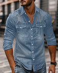 Grady Button Up Shirt | Classic Collared, Versatile Casual Wear 1