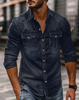 Grady Button Up Shirt | Classic Collared, Versatile Casual Wear 3
