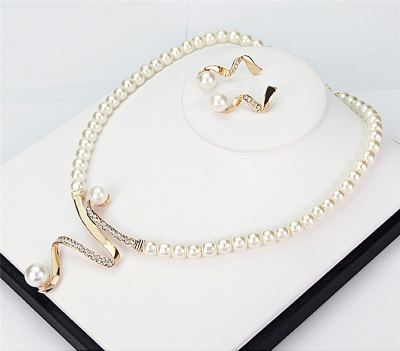 Elegant Pearl Set with Natural Luster