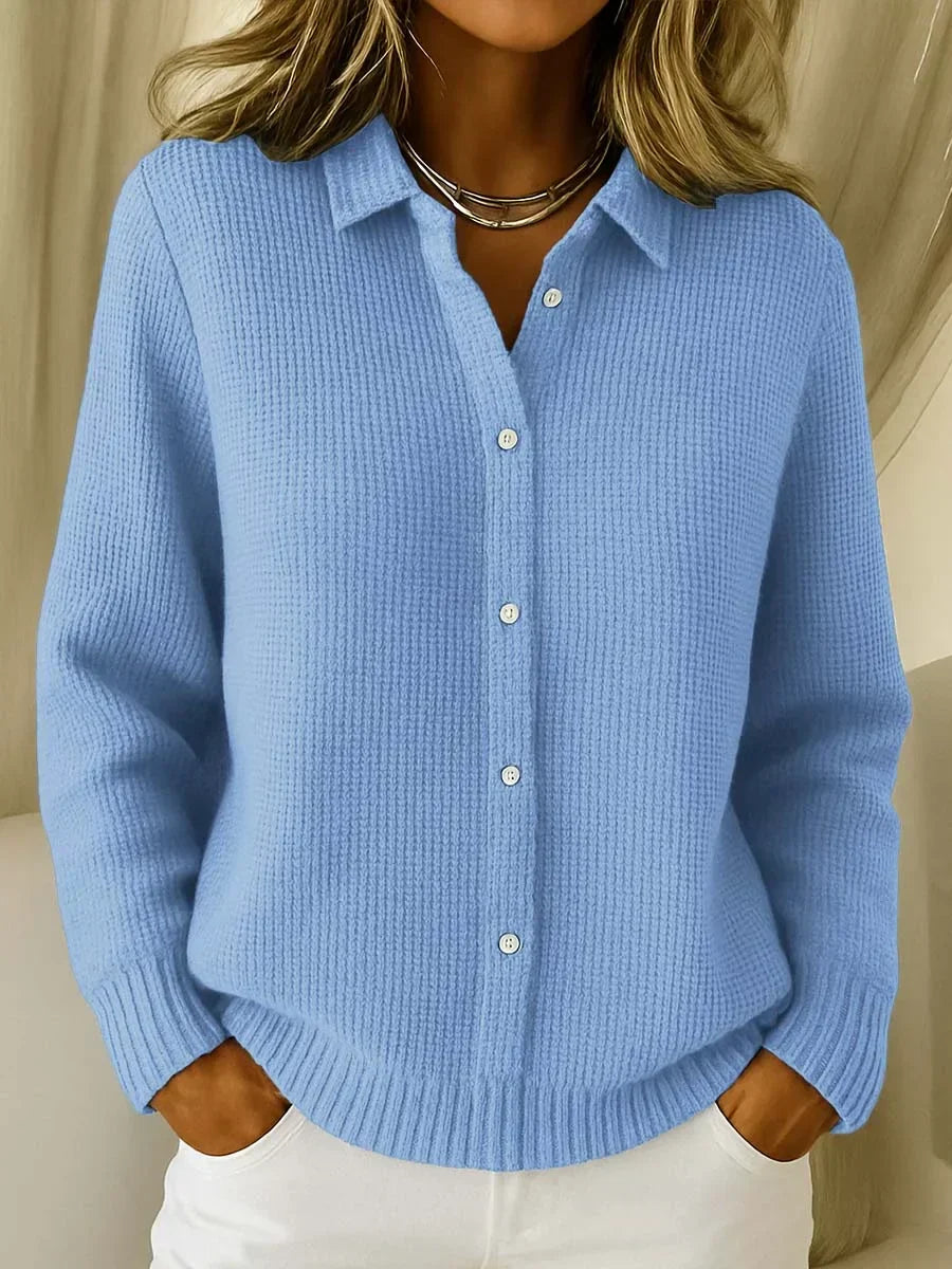 Harlow Long Cardigan Sweater | Elegant Button-Front, Cozy Knit for Women 0