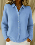 Harlow Long Cardigan Sweater | Elegant Button-Front, Cozy Knit for Women 0