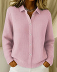 Harlow Long Cardigan Sweater | Elegant Button-Front, Cozy Knit for Women 1