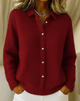Harlow Long Cardigan Sweater | Elegant Button-Front, Cozy Knit for Women 2