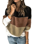 LUZ Vibrant Multicolor Knit Sweater