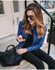 Elegant Leather Jacket with Custom Fit Feel
