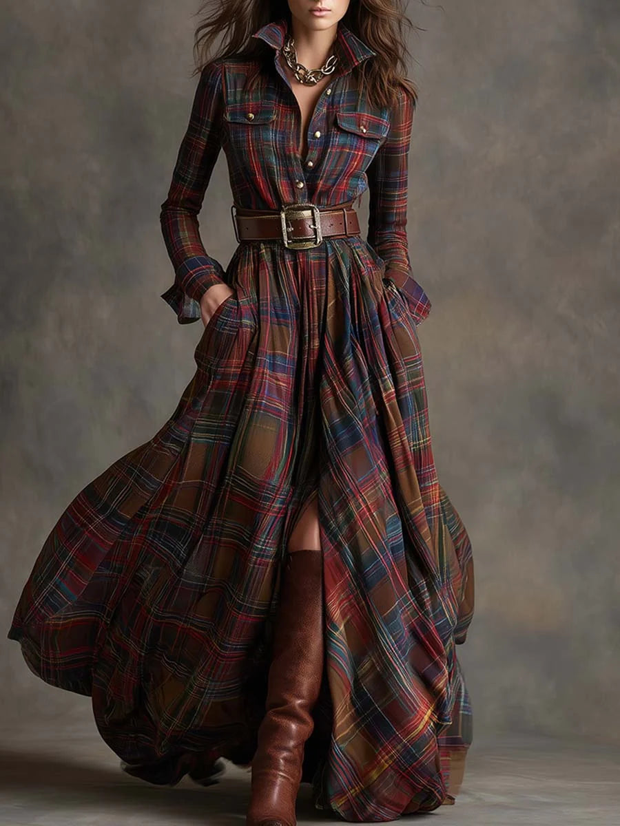 Liora Shirt Dress | Classic Belted Button-Up, Soft Fabric for Women 0