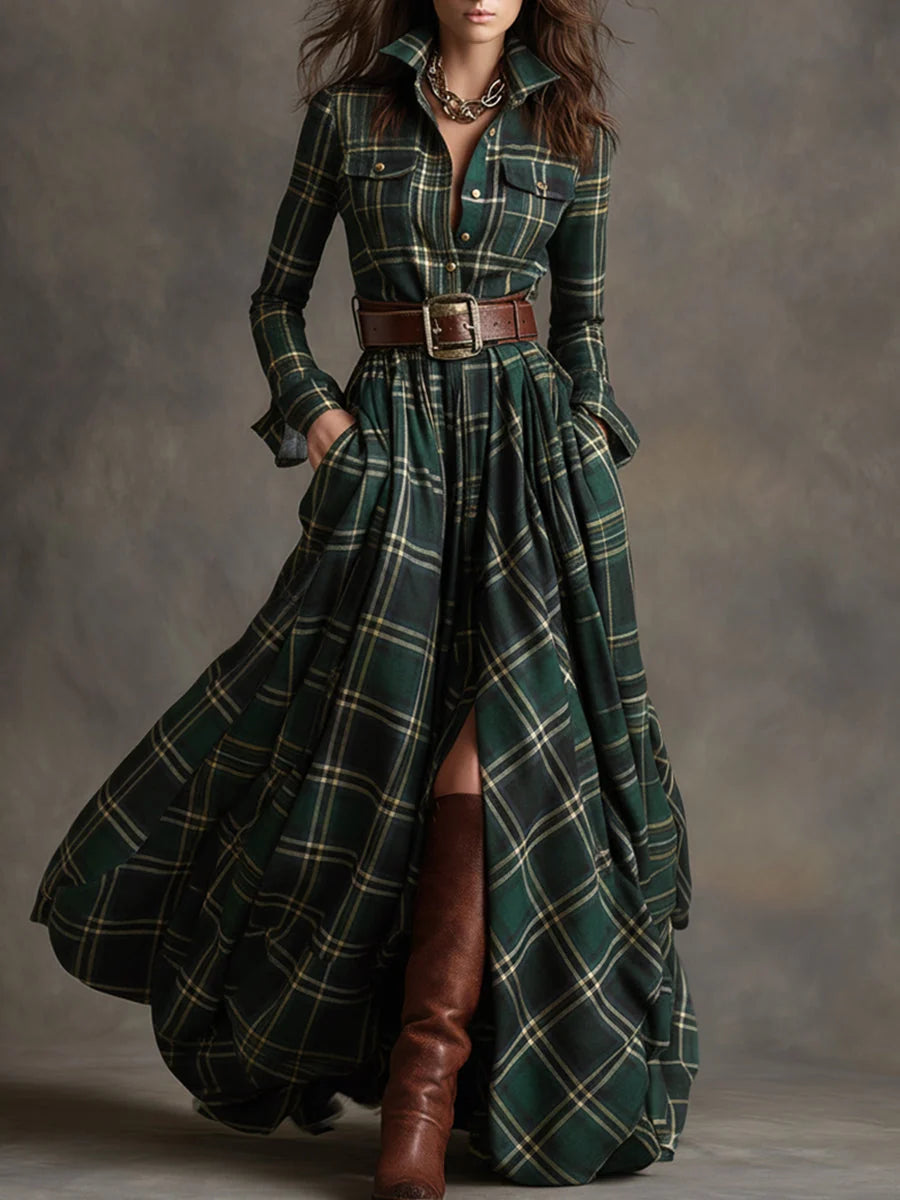 Liora Shirt Dress | Classic Belted Button-Up, Soft Fabric for Women 1