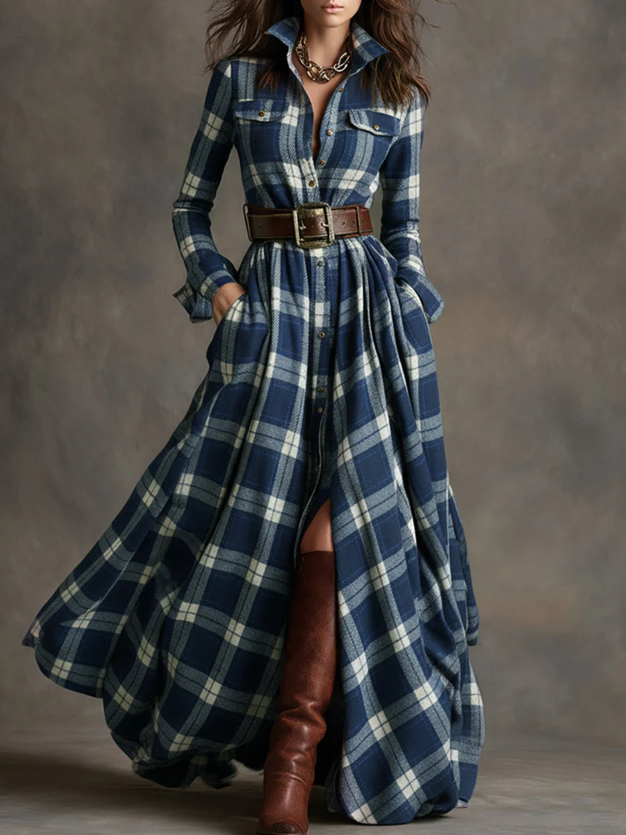 Liora Shirt Dress | Classic Belted Button-Up, Soft Fabric for Women 3