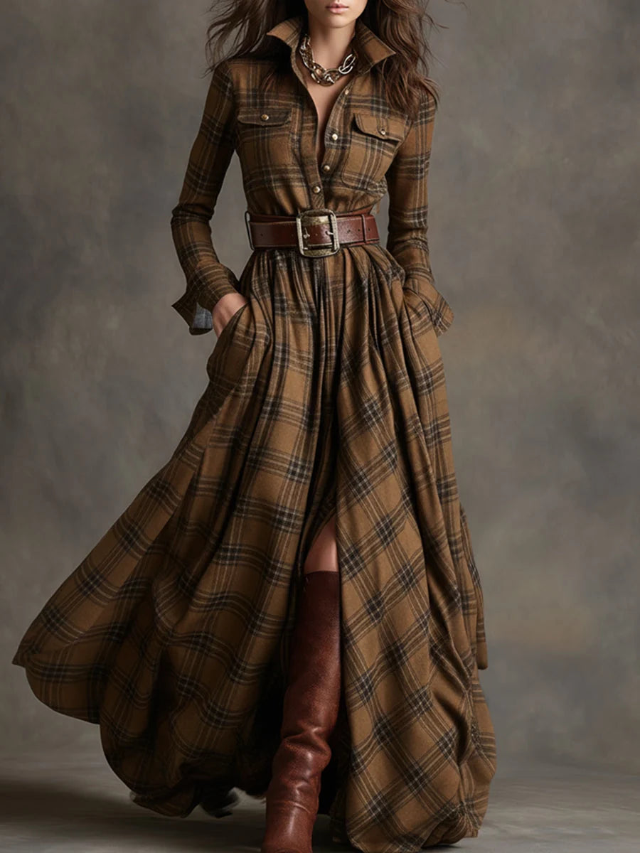 Liora Shirt Dress | Classic Belted Button-Up, Soft Fabric for Women 4