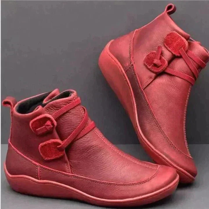 Mira Black Ankle Boots | Comfortable, Cushioned Footbed for Women 1