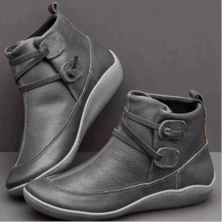 Mira Black Ankle Boots | Comfortable, Cushioned Footbed for Women 3