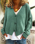 Comfortable Relaxed Fit Knit Cardigan