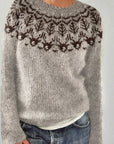 Long Sleeve Crew Neck Sweater