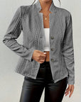 Structured Fit Classic Blazer Jacket
