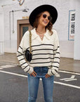 Women's Striped Pullover Sweater