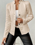 Structured Fit Classic Blazer Jacket