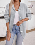 Women's Hooded Knitwear Loose Mid-Length Cardigan - Cozy and Stylish