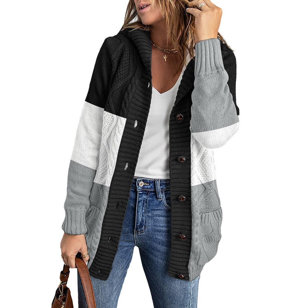 Women's Long Sleeve Button Down Knit Cardigan