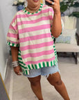 Soft Everyday Stripe Top – Flattering Fit for Casual Office Days and Relaxed Weekend Outfits