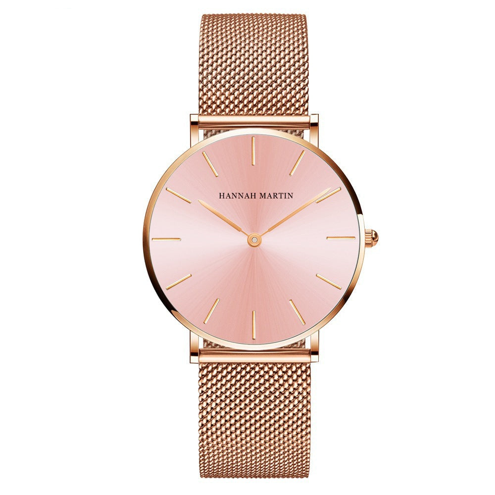 Ultra-Thin Mesh Band Women’s Watch