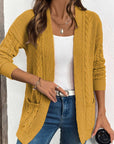 Women's Knitted Long Buttons Cardigan