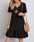 Casual Loose Fit Midi Dress