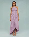 Slimming Pleated Chiffon Dress – Flowy Favorite for Coastal Getaways