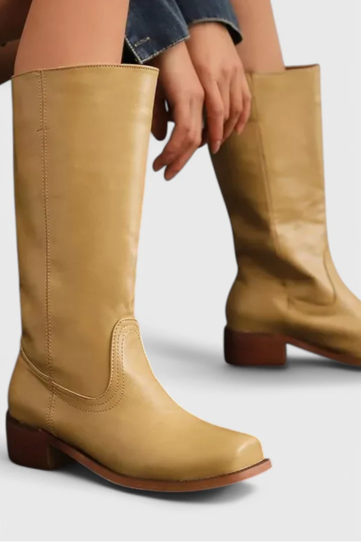 Pablo Knee High Boots | Classic Heeled Design for Women 1