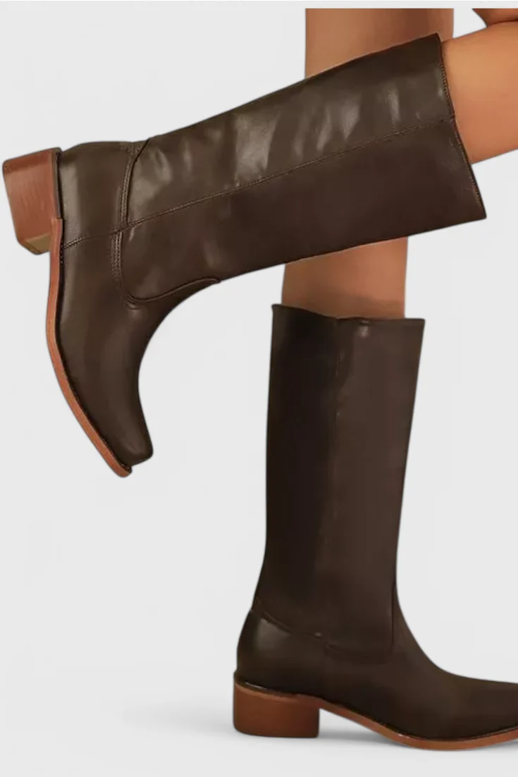Pablo Knee High Boots | Classic Heeled Design for Women 2