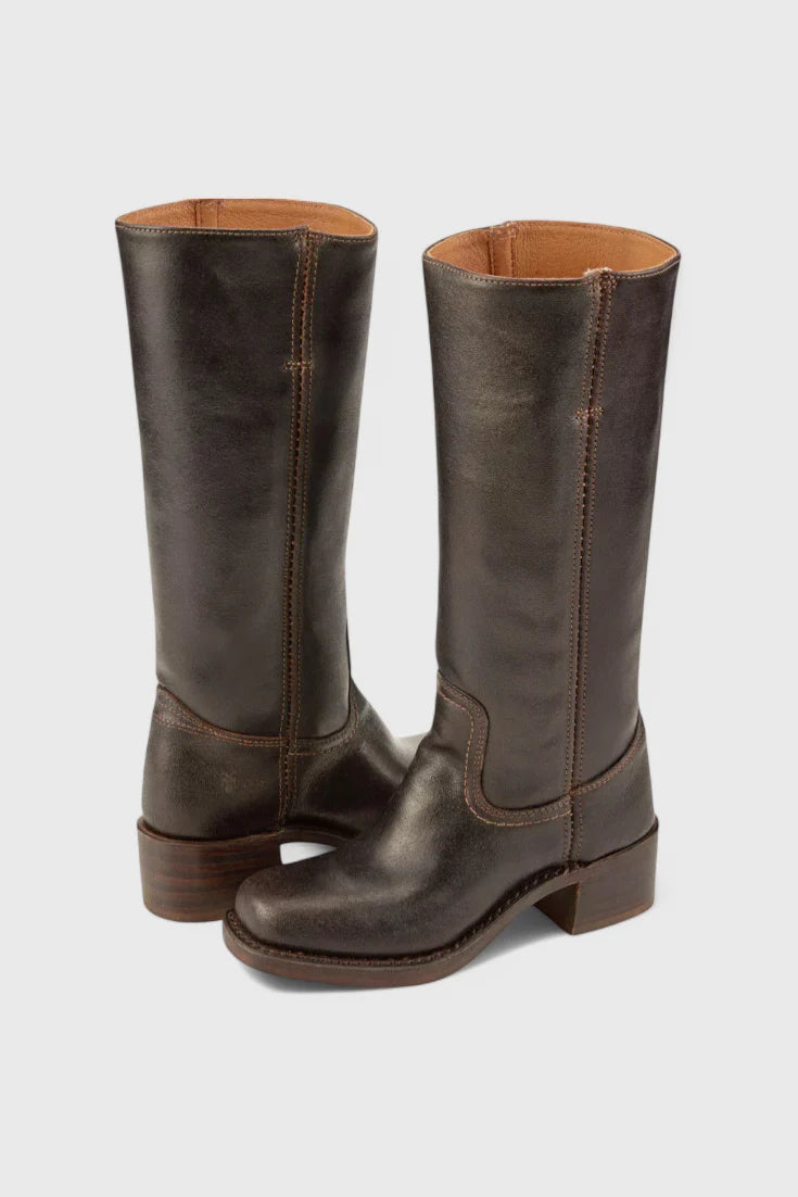 Pablo Knee High Boots | Classic Heeled Design for Women 5