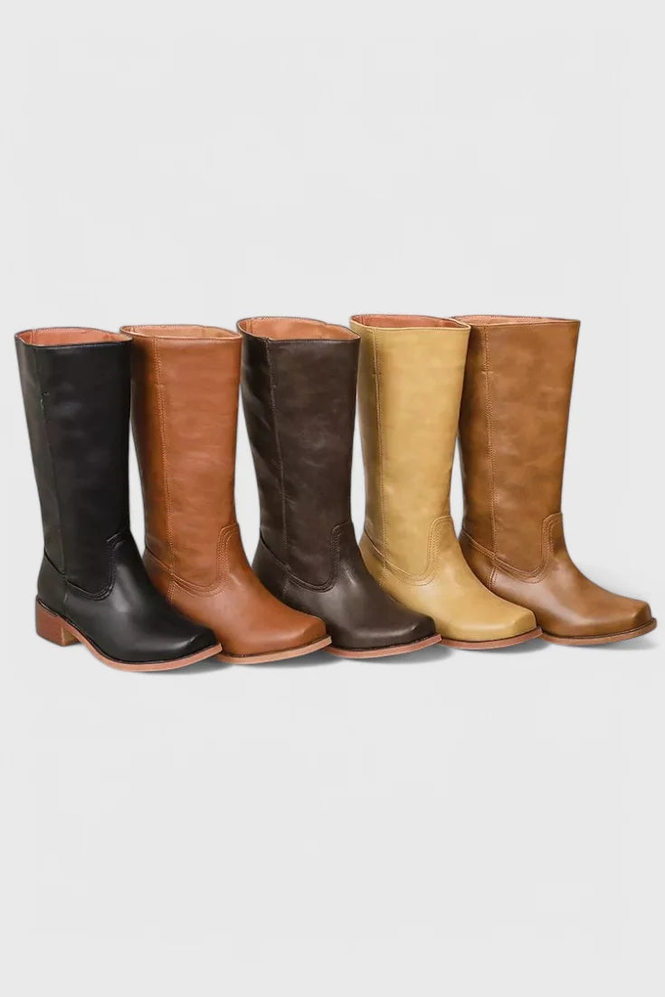Pablo Knee High Boots | Classic Heeled Design for Women 7
