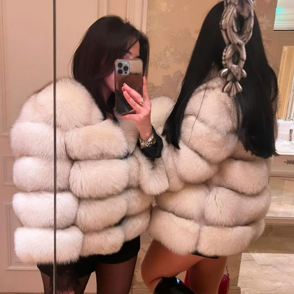 Long Sleeve Fur Jacket