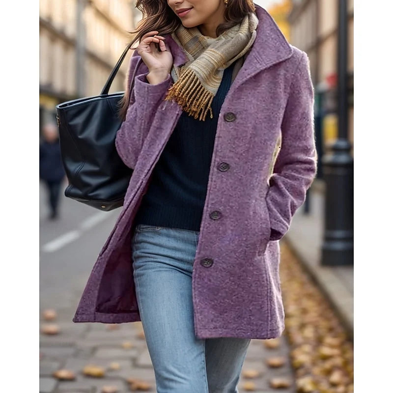 Rosa Trench Coat | Timeless Turndown Collar, Tailored Fit for Women 0