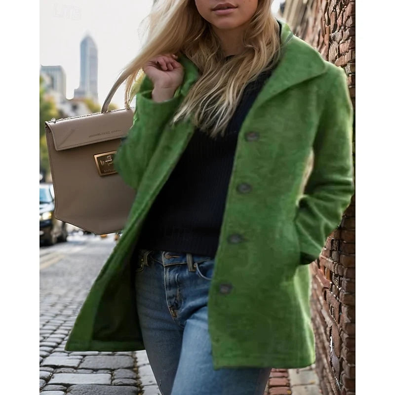Rosa Trench Coat | Timeless Turndown Collar, Tailored Fit for Women 3