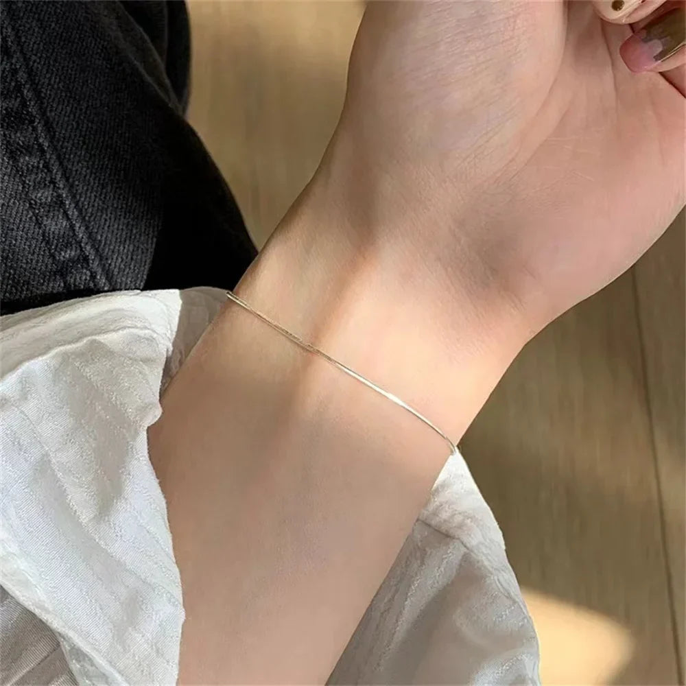 Gold &amp; Silver Stainless Steel Chain Bracelet