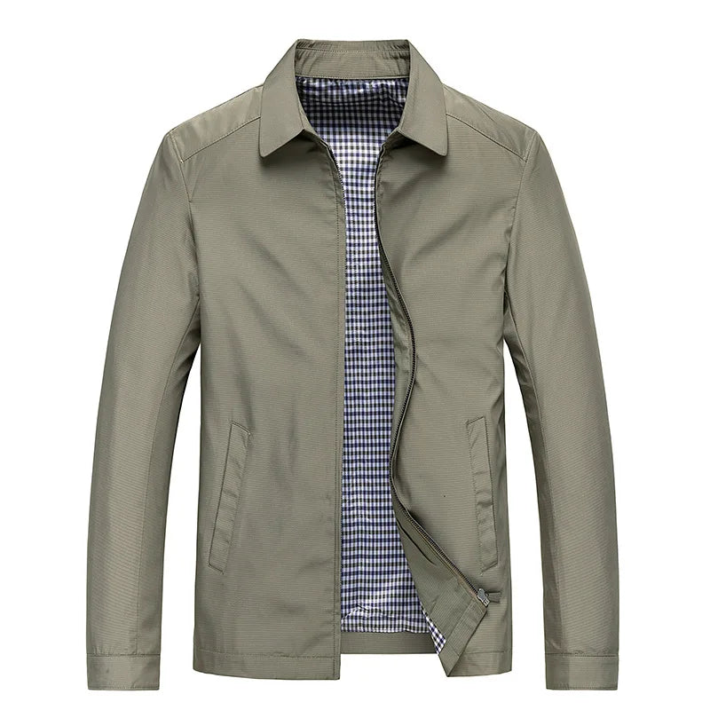 Jasper | Men’s Lightweight Weatherproof Jacket with Plaid Lining