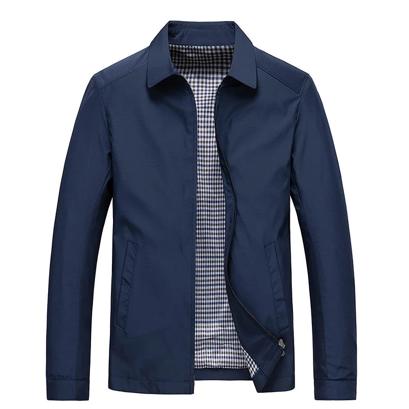 Jasper | Men’s Lightweight Weatherproof Jacket with Plaid Lining