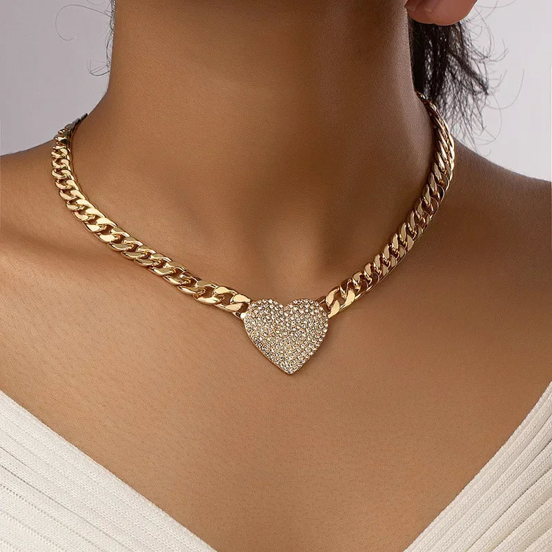 Heartfelt Elegance Necklace &amp; Bracelet Set