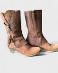 Stylish Vintage Mid-Calf Boots