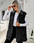 Fashionable Sleeveless Denim Jacket for Women